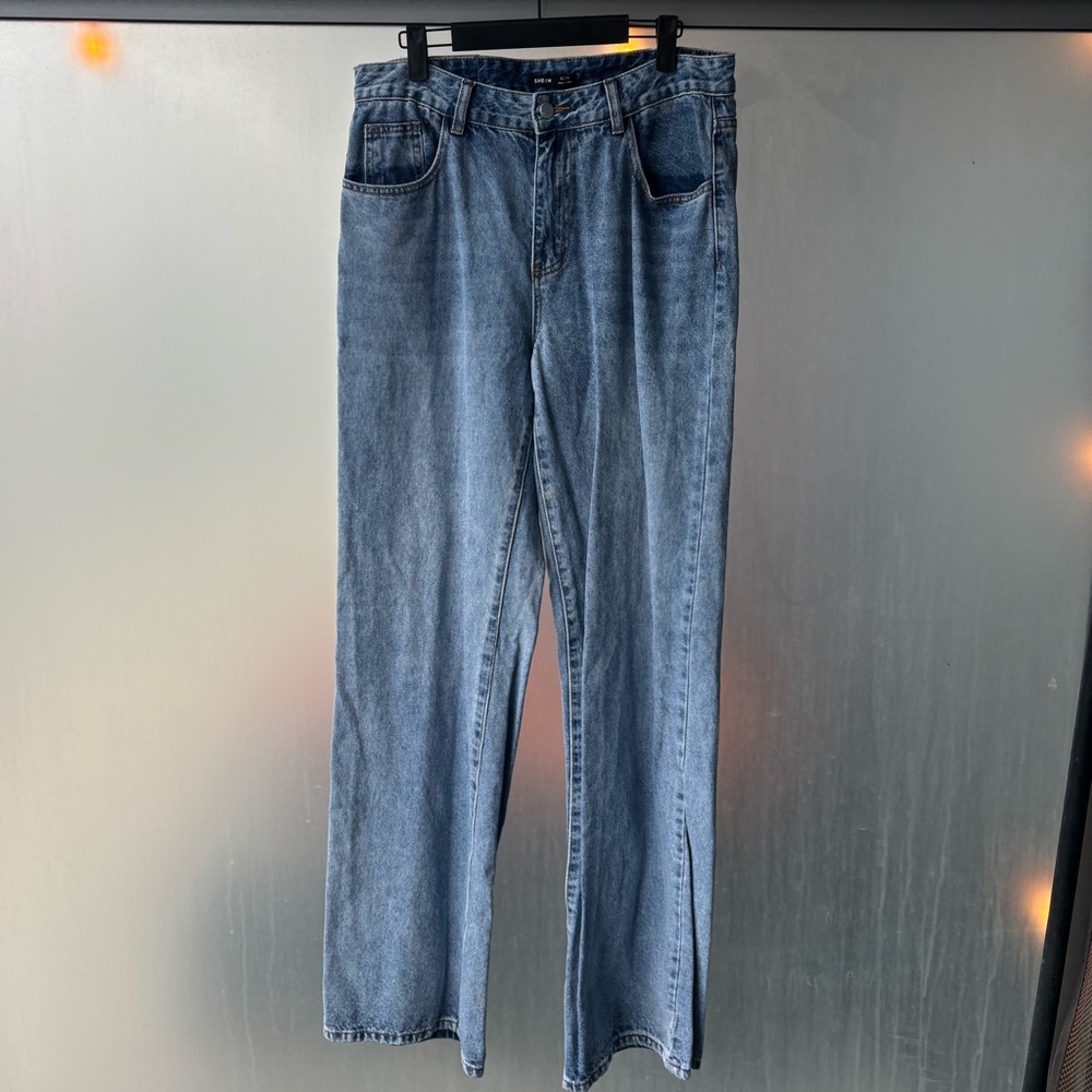 SHEIN | RECYCLED DENIM High Waist Wide Leg Jeans